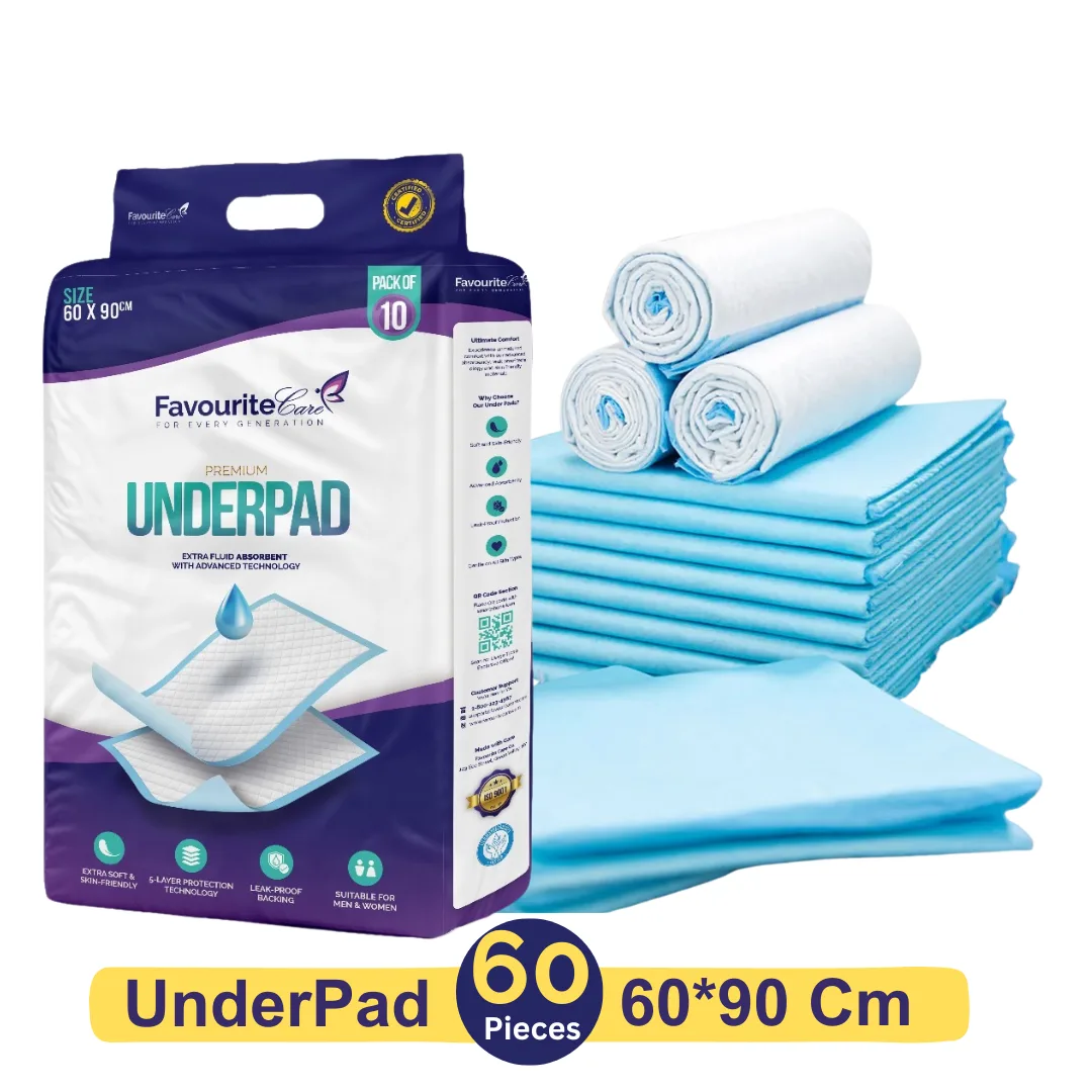 Underpad usage for babies and care routines