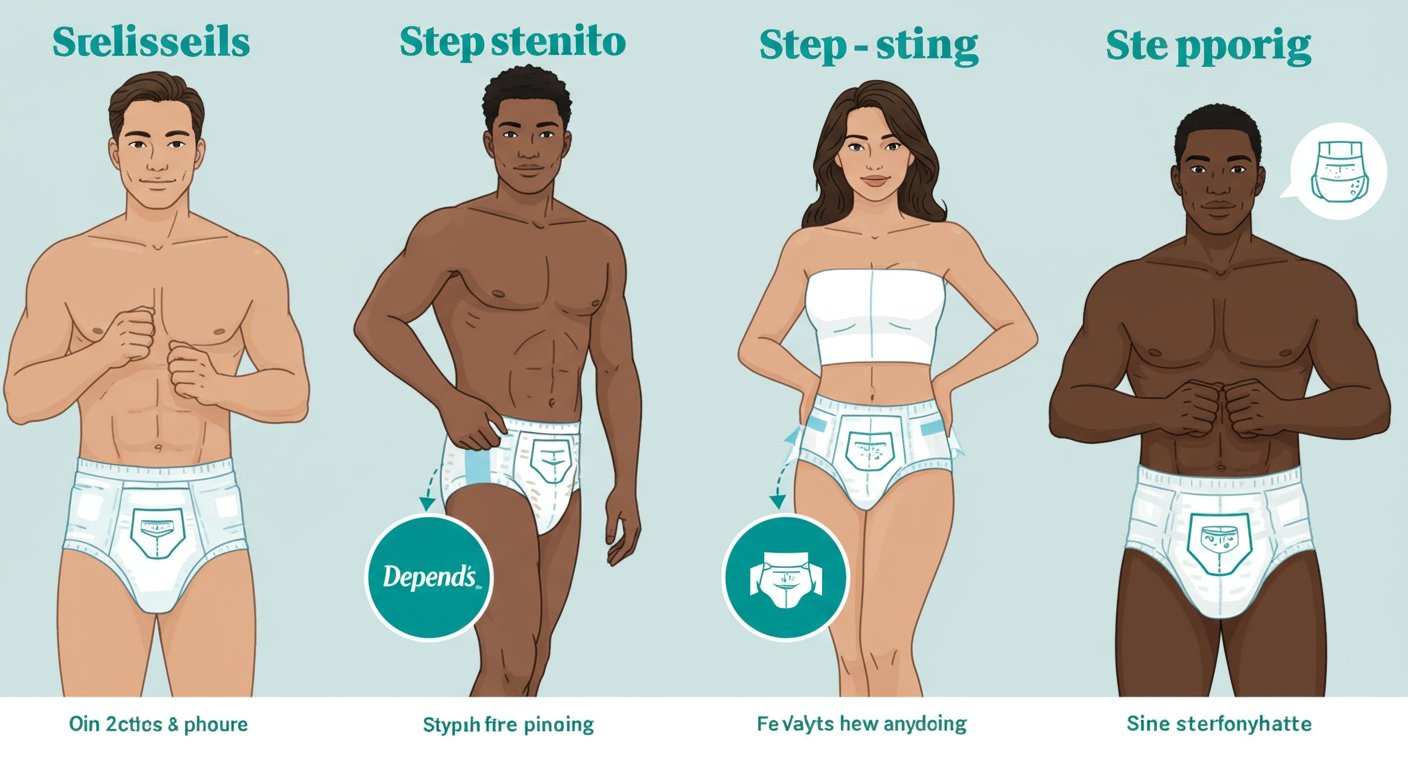 Depends Diapers: Easy Wearing Guide for Men & Women – Step-by-Step Instructions