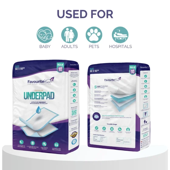 Favourite Care Baby/Travel Disposable Underpads